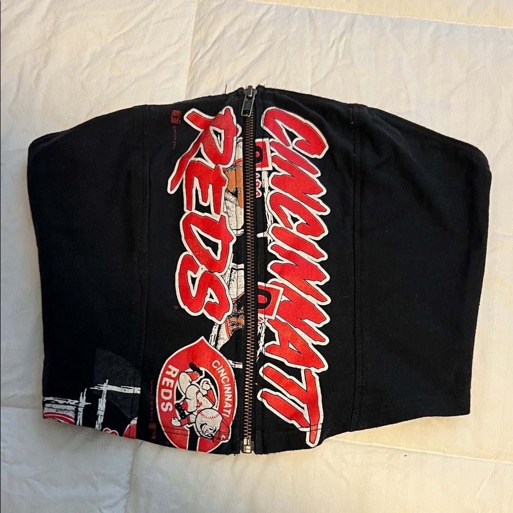 Cincinnati Reds Black Tube Top